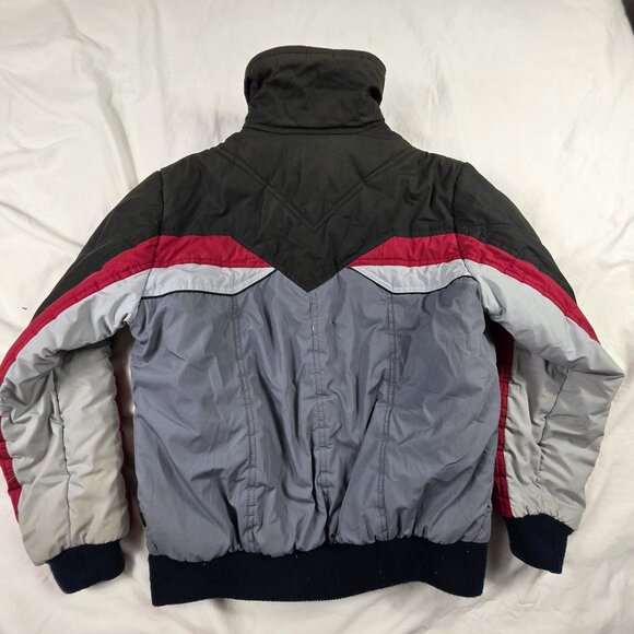 Pacific Trail Sportswear Mens Size L Black Gray Red Full Zip Winter Jacket Warm - Picture 2 of 9